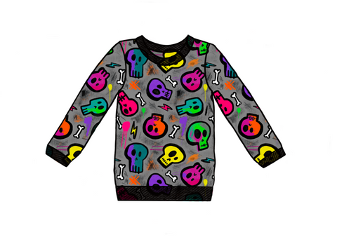 Skelly Abstract Kids Sweater