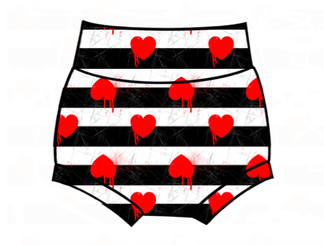 Heart Stripes Bummies