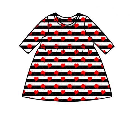 Heart Stripes Dress