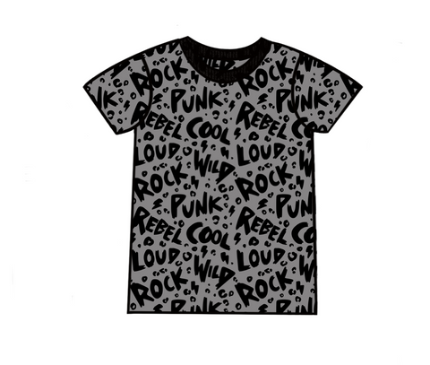 Grey Rock Rebel Adult T-Shirt