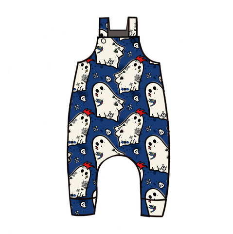 Ghost Tattoo Dungarees