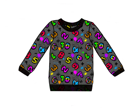 Numbers Adult sweater