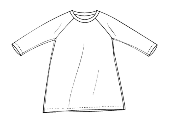 Bite Me Raglan Dress