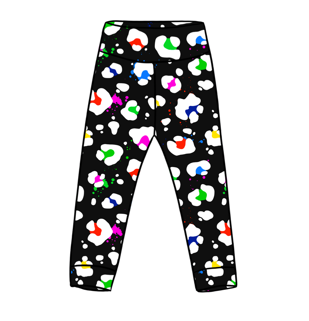 Leopard Splash Leggings