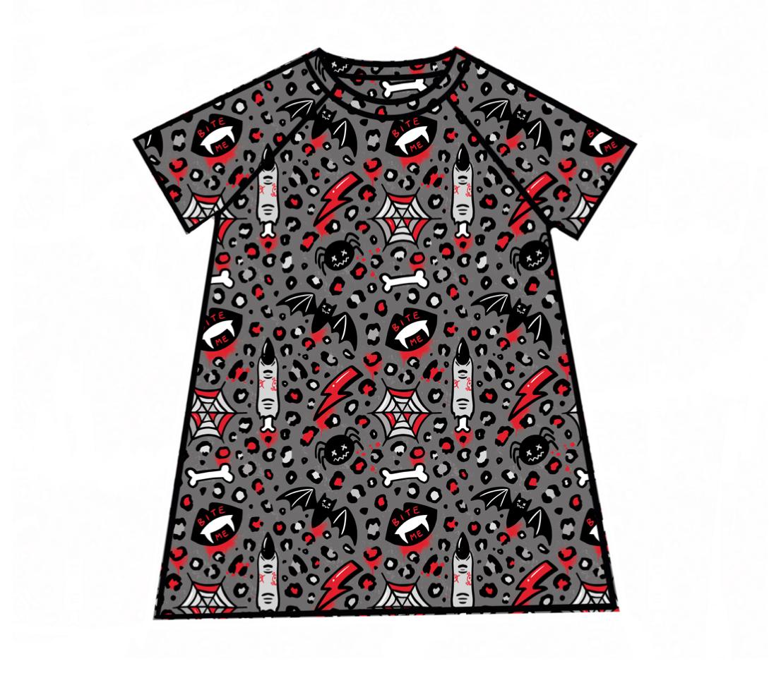 Bite Me Raglan Dress