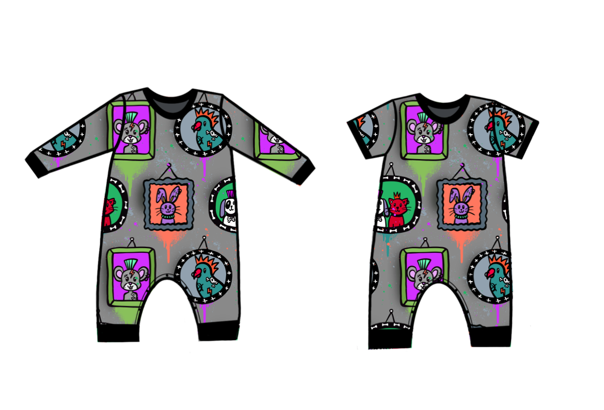 Punky Pals Overhead Sleepsuit