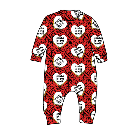 Santa Is My Homie Sleepsuit