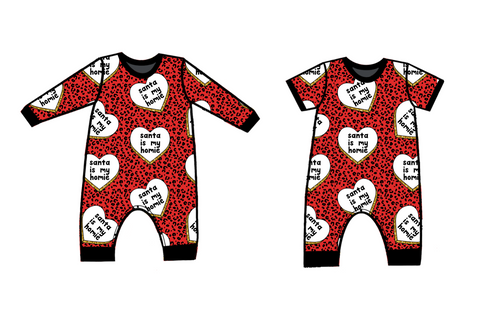 Santa Is My Homie Overhead Sleepsuit