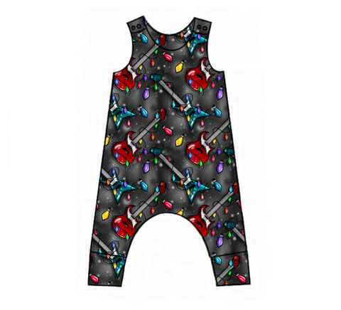 Jingle Bell Rock Harem Romper