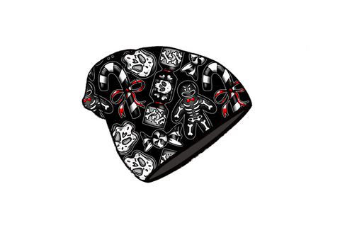 Dark Xmas Beanie Hat