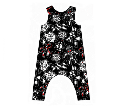 Dark Xmas Harem Romper