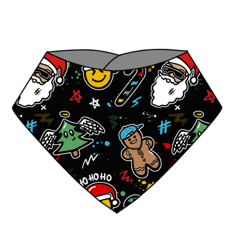 Hip Hop Christmas Dribble Bib