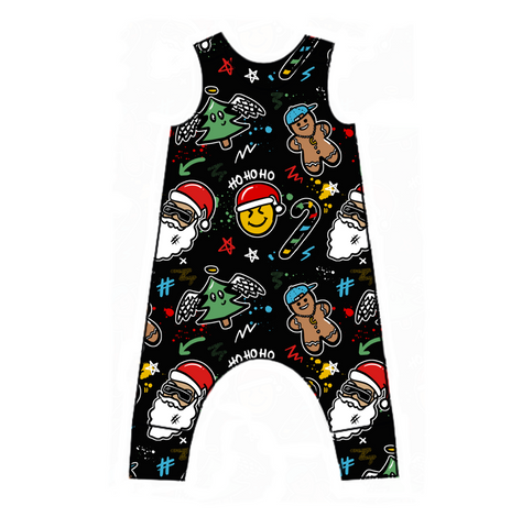 Hip Hop Christmas Harem Romper