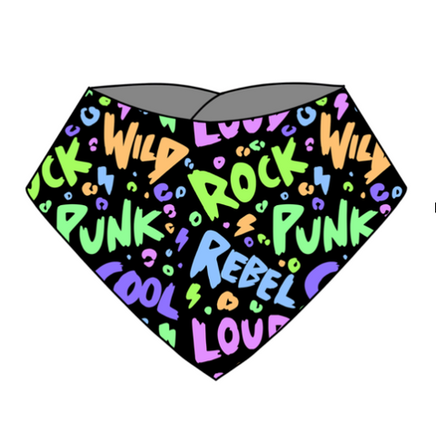 Rock Rebel Cool Dribble Bib
