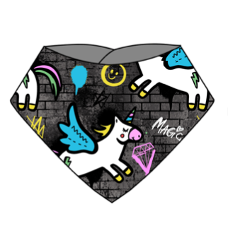 Street Unicorn Dribble Bib