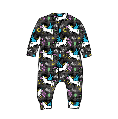 Street Unicorn Sleepsuit