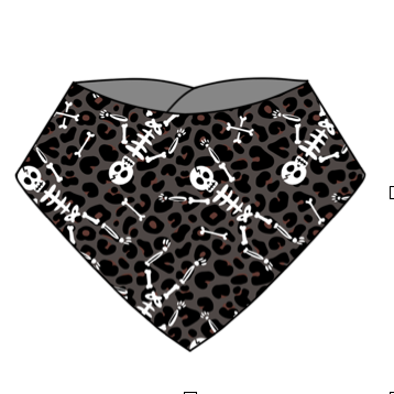 Skelly Bones Dribble Bib