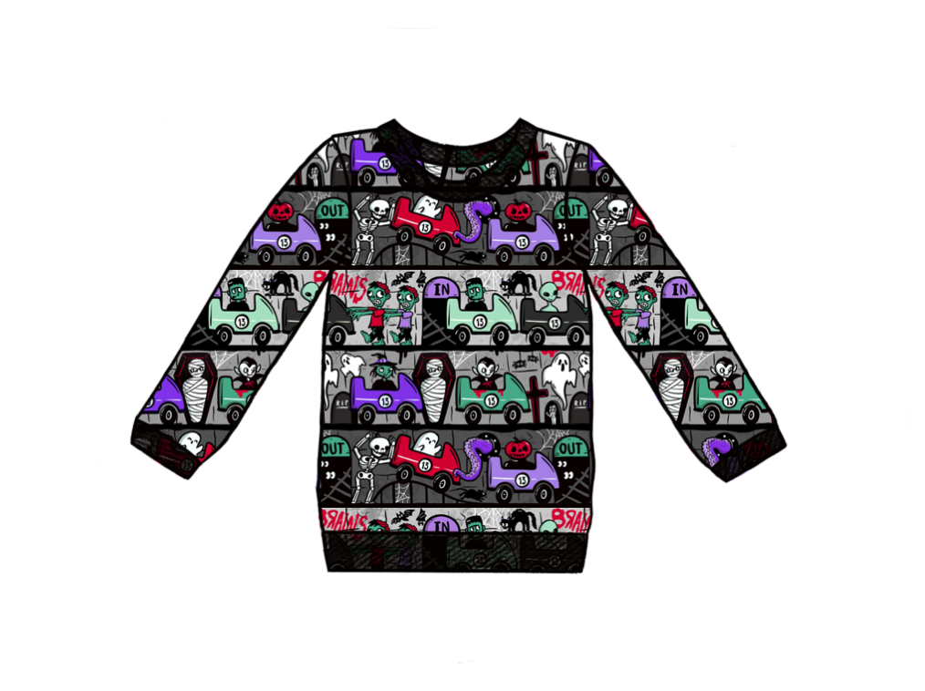 Ghost Train Adult Sweater