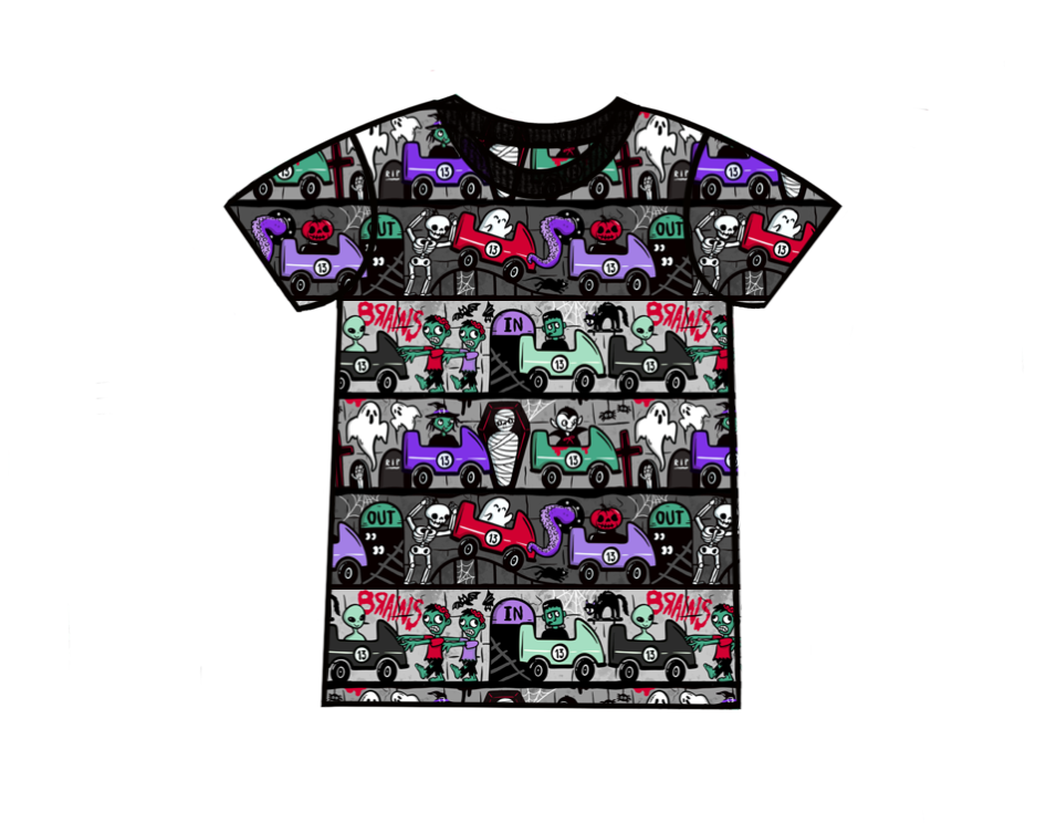 Ghost Train Adult T-Shirt