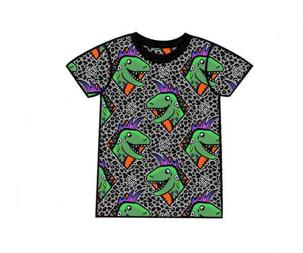 Dino Punk Adult T-Shirt
