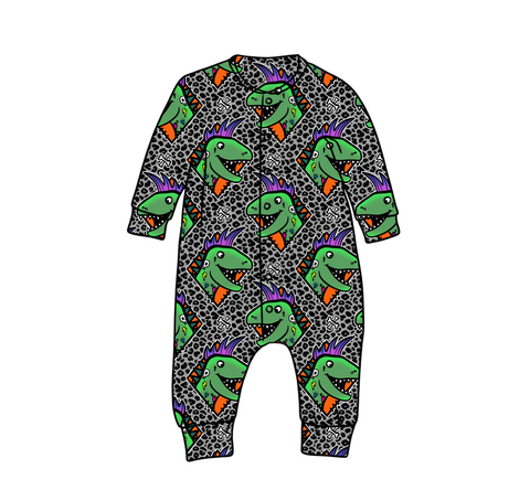 Dino Punk Sleepsuit