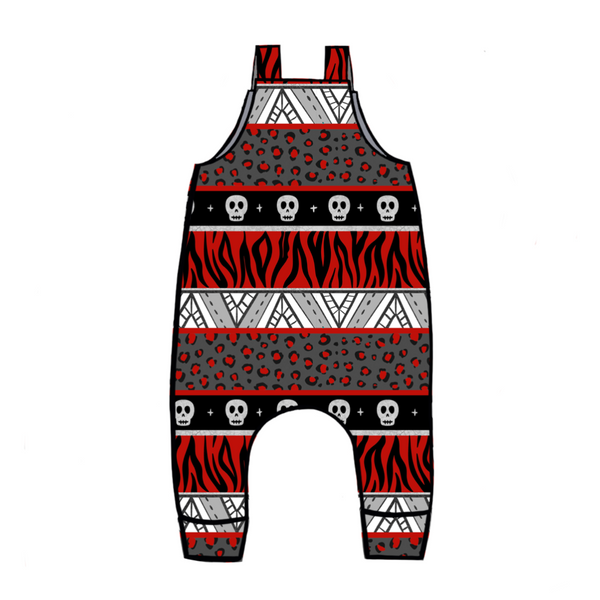 Red Stripes Dungarees