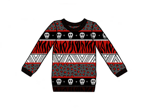 Red Stripes Kids Sweater