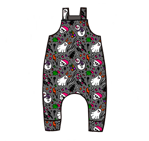 Spooky Crimbo Dungarees