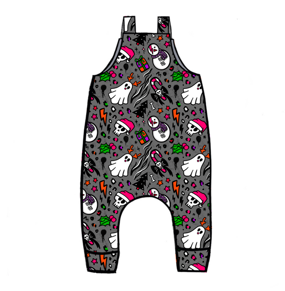 Spooky Crimbo Dungarees