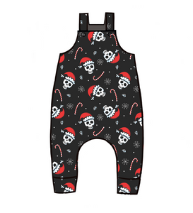 Xmas Skulls Dungarees