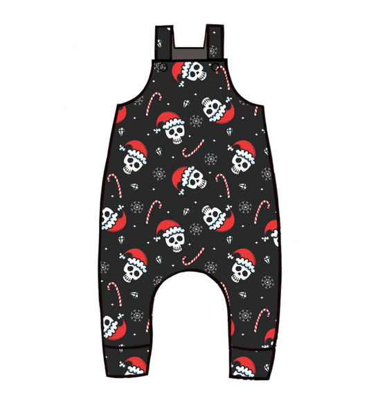Xmas Skulls Dungarees