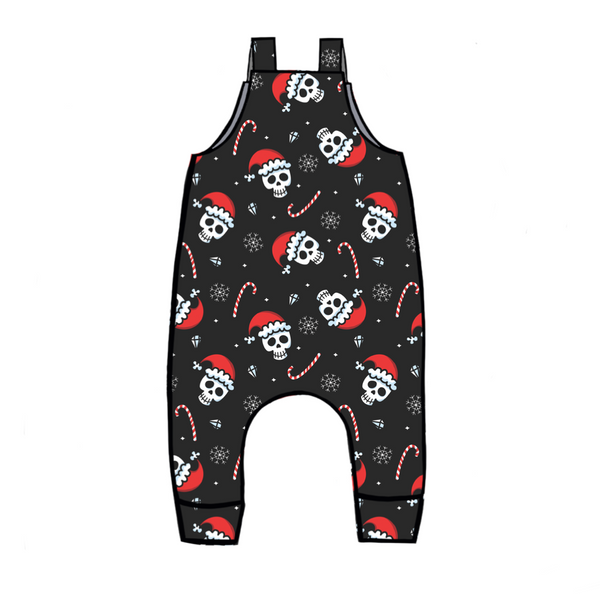 Xmas Skulls Dungarees