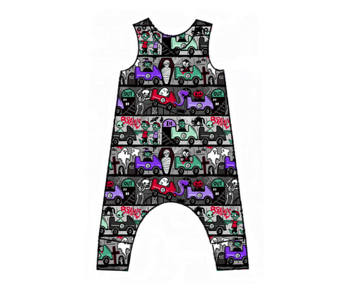 Ghost Train Harem Romper
