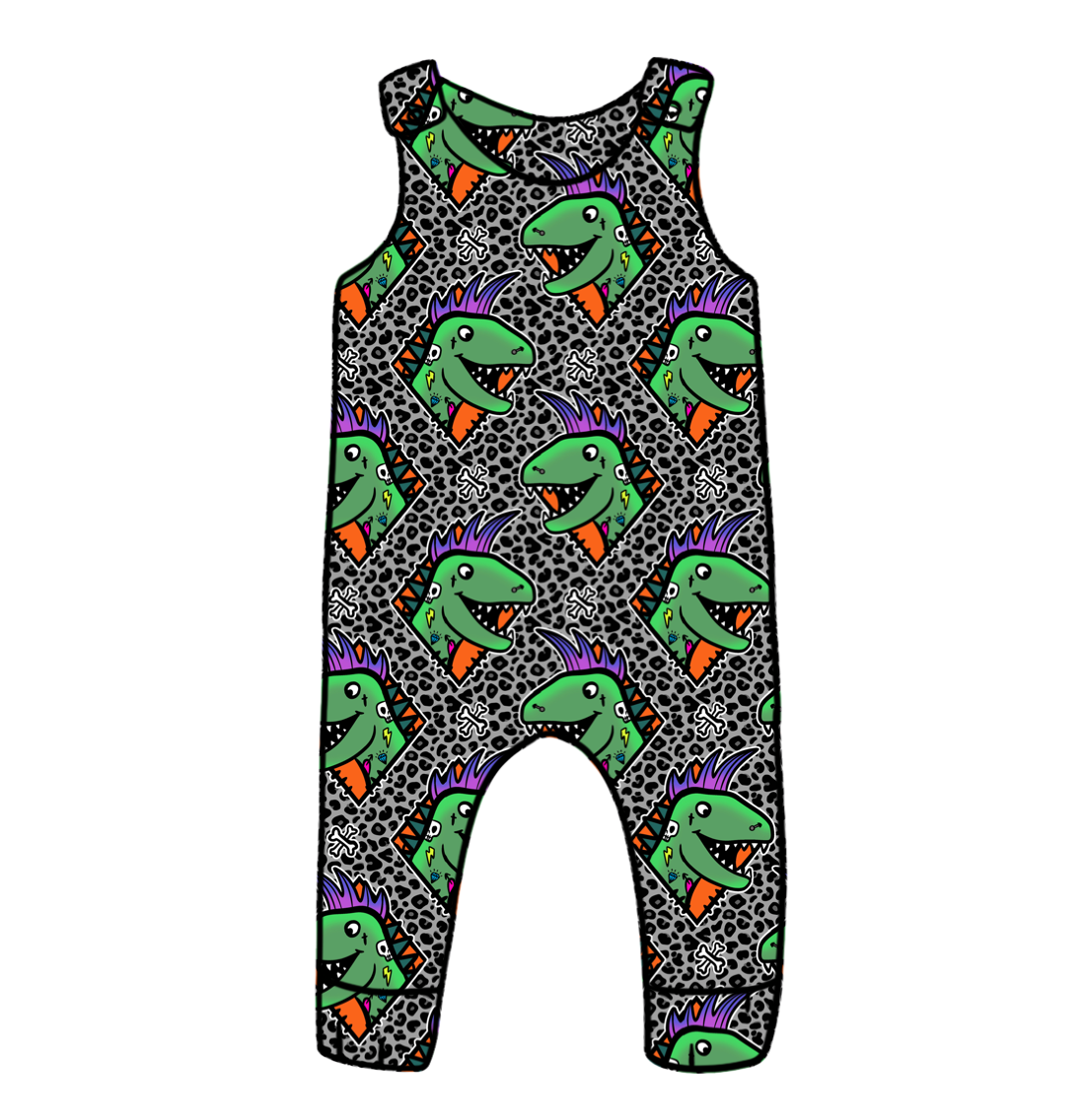 Dino Punk Romper