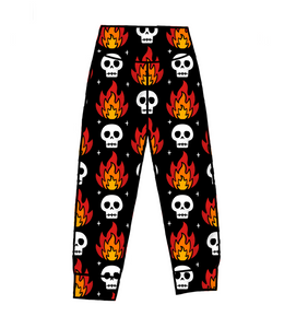 Skull Flames Joggers
