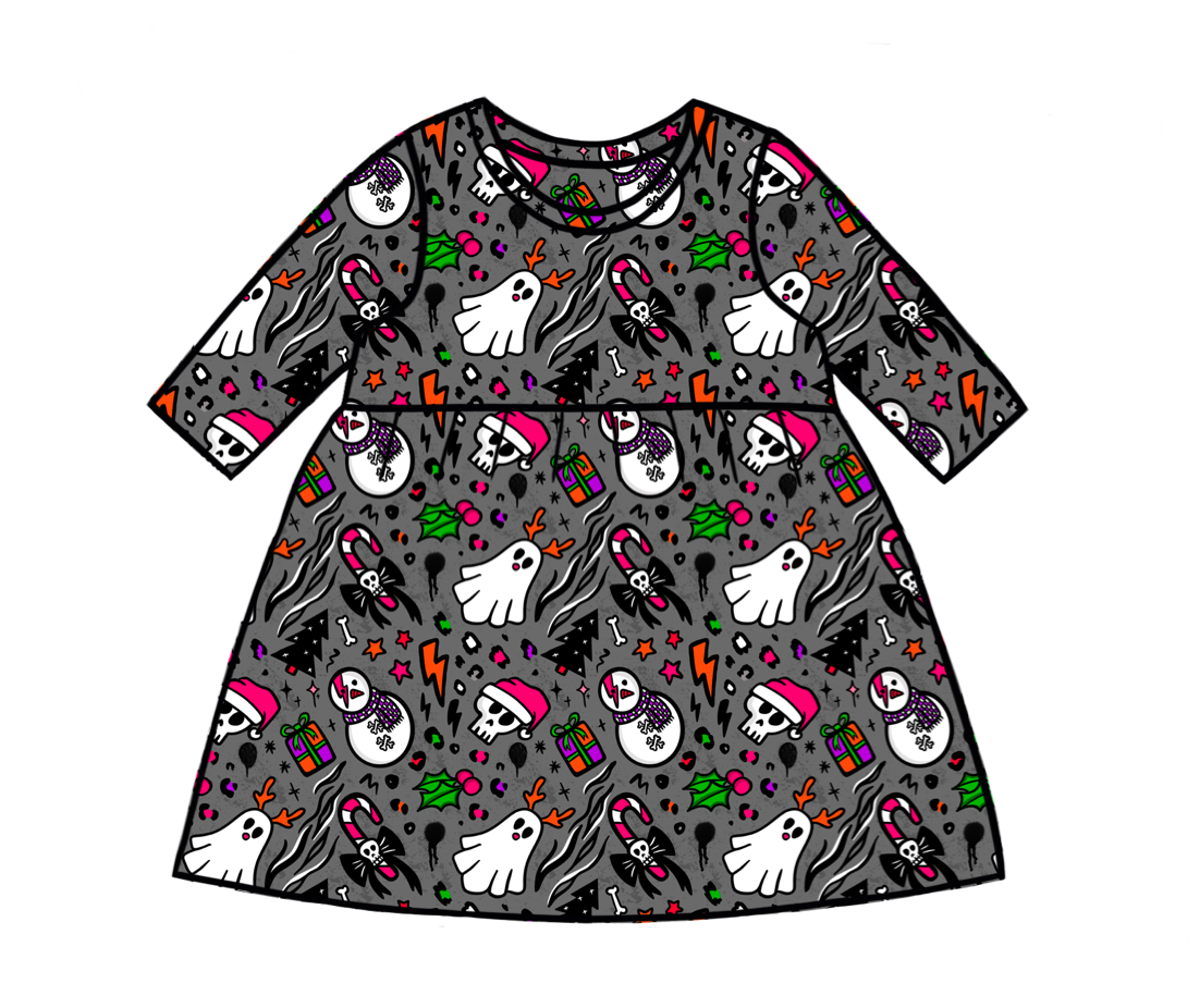 Spooky Crimbo Dress