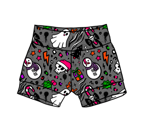 Spooky Crimbo Shorts
