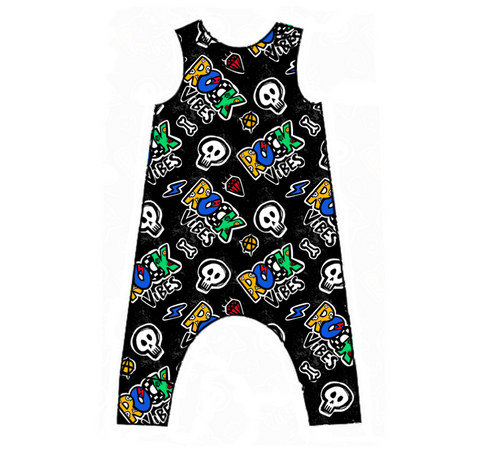 Rock Vibes Harem Romper