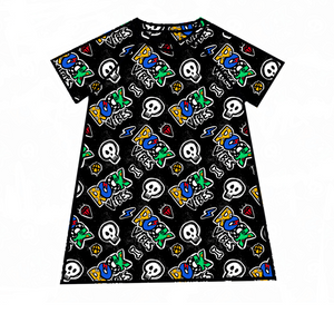 Rock Vibes Raglan Dress