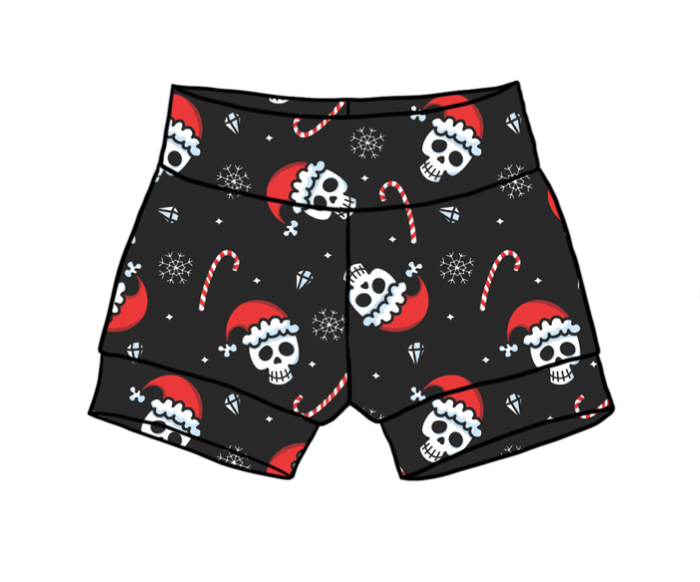 Xmas Skulls Shorts
