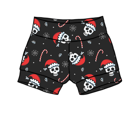 Xmas Skulls Shorts