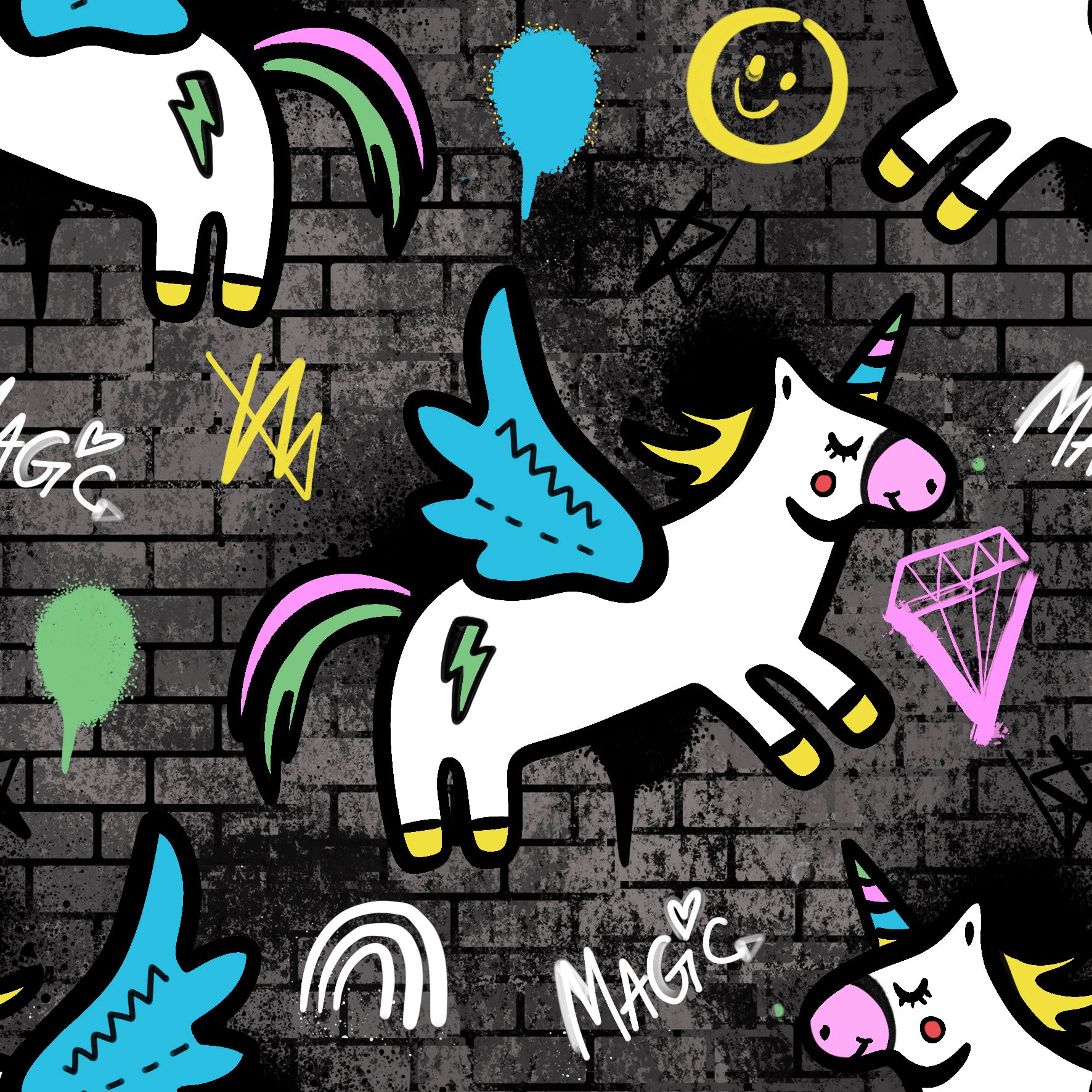 Street Unicorn Short Lounge Set