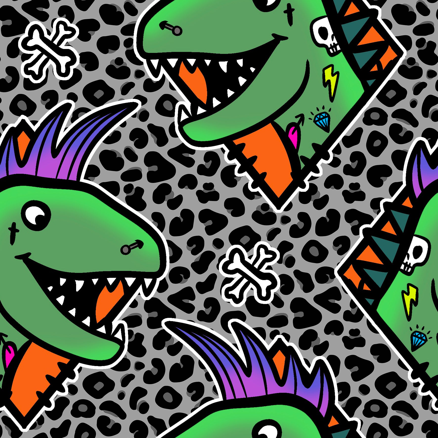 Dino Punk Lounge Set