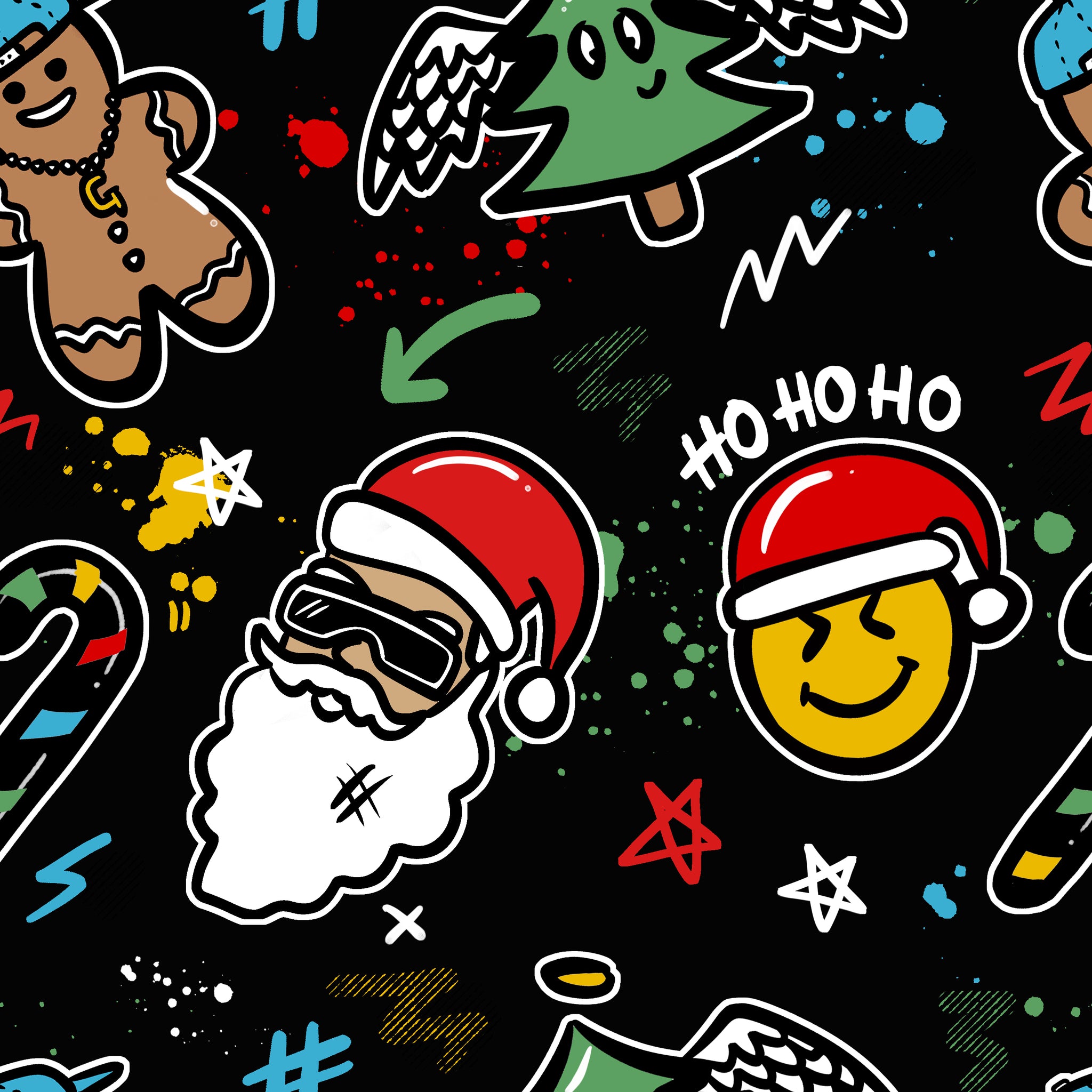 Hip Hop Christmas Pants/Boxers