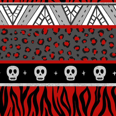 Red Stripes Bandana