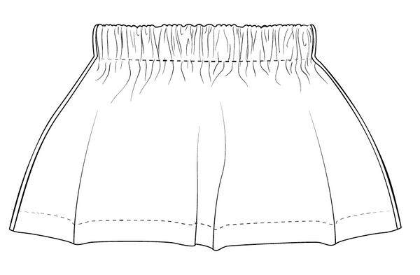 Skull Patches Skirt