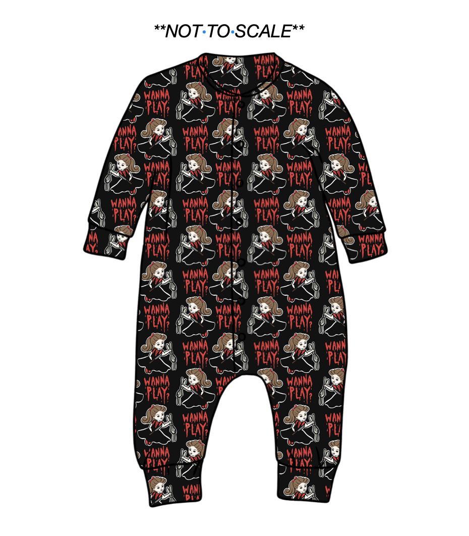Wanna Play? Sleepsuit