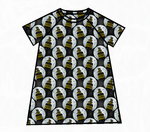 Haunted House Raglan Dress