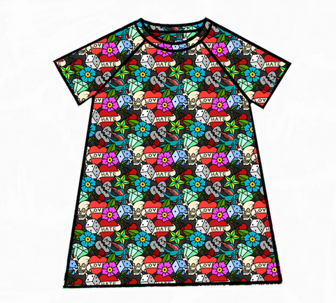 Tatty Doodle Raglan Dress