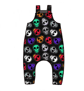 Skull Patches Dungarees